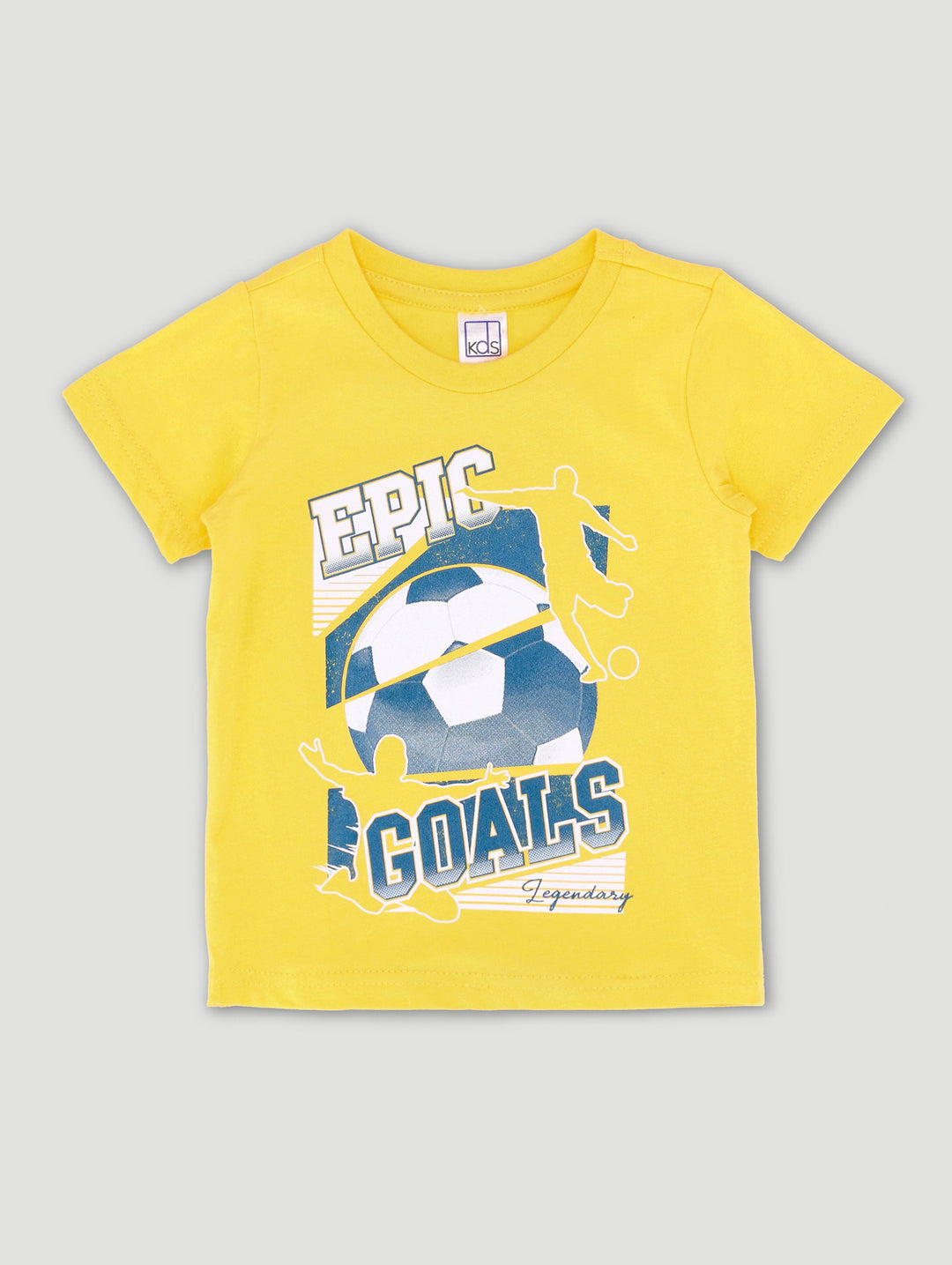 Pre-Boys Epic Goals Tee - Yellow