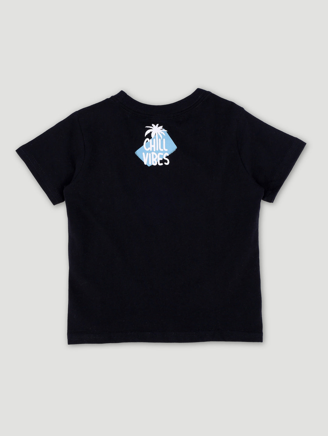 Pre-Boys Digi Palm Tee - Black