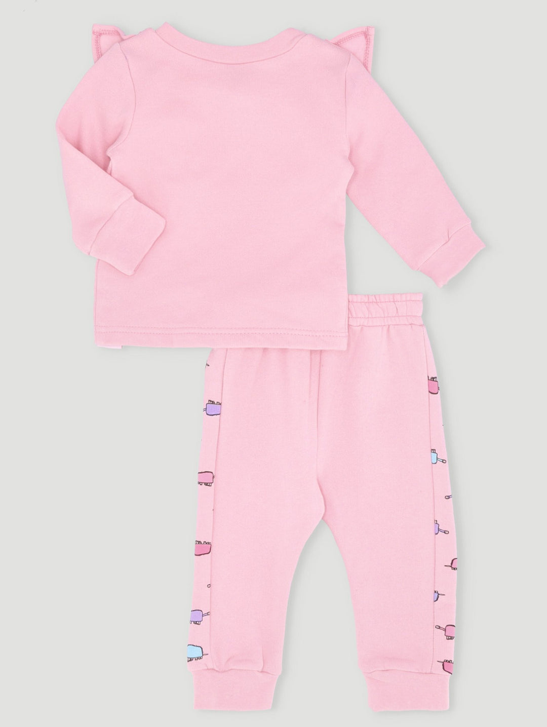 Baby Girls Danasoli Frill Tracksuit  - Pink
