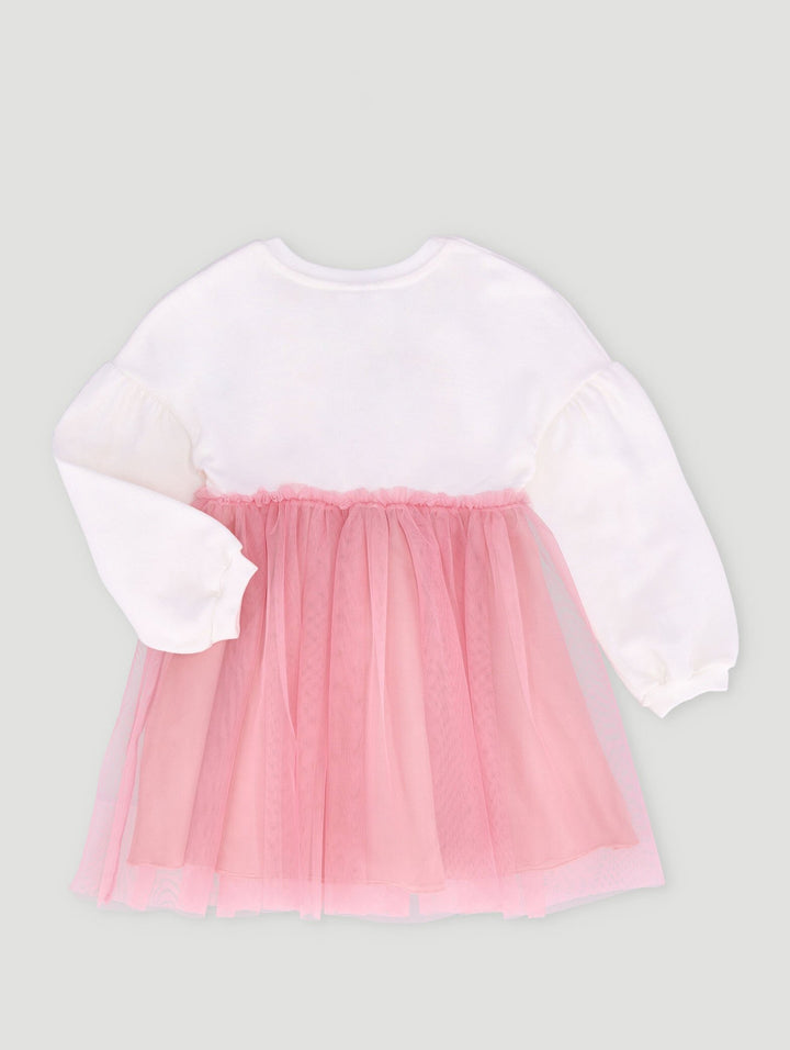 Pre-Girls Lola Bunny Party Dress - Cream