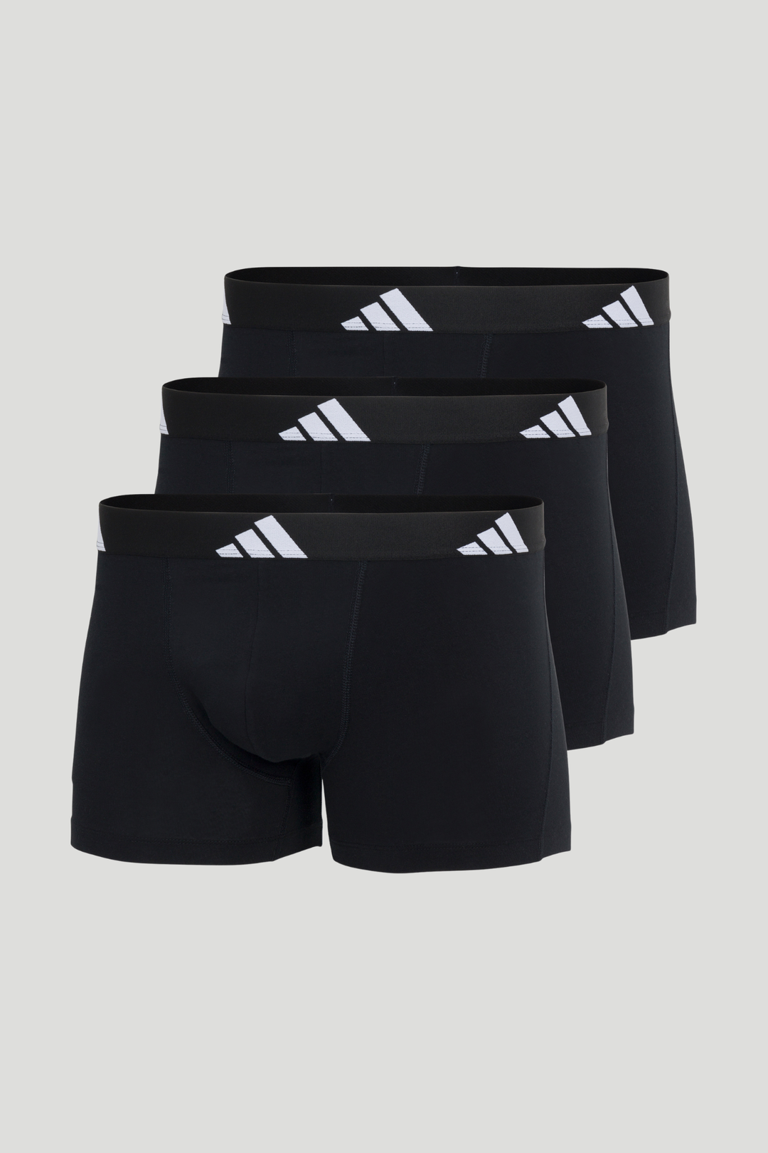 3 Pack Active Flex Cotton Trunk - Black