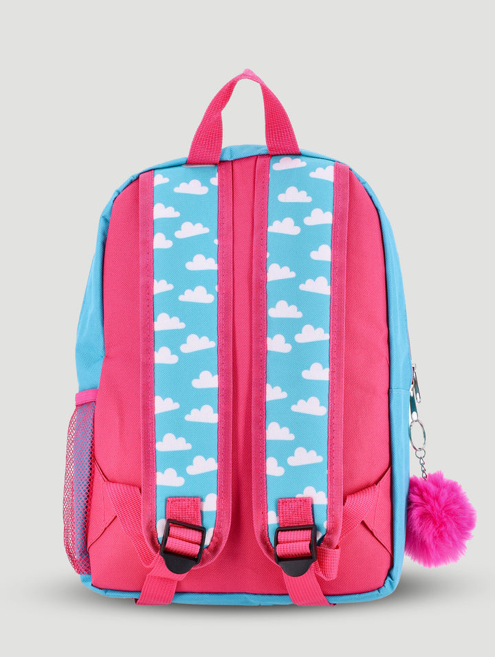 Pre-Girls Glitter Rainbow Backpack - Pink Aqua