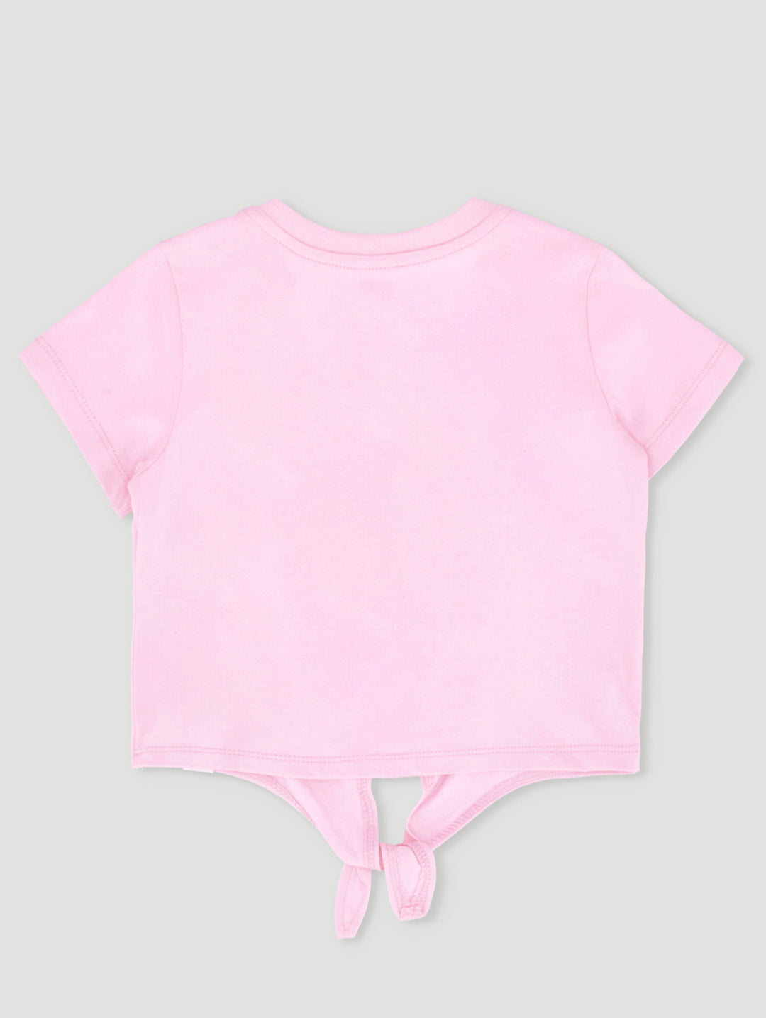 Pre-Girls Tie Front Top - Light Pink