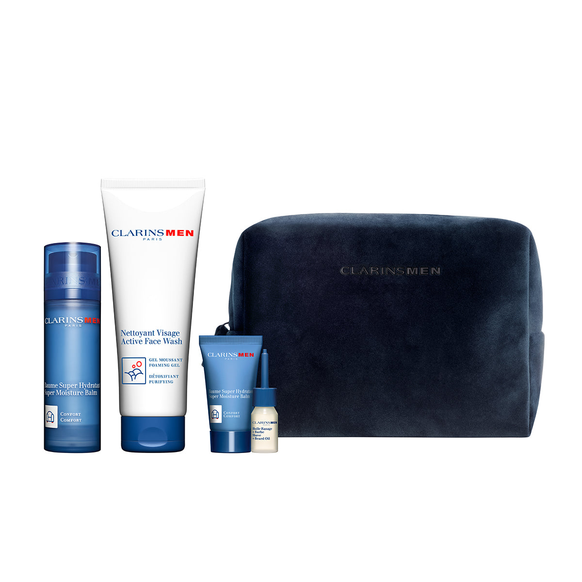 クラランス　メン エッセンシャルズ ギフトセット Mens ClarinsMen Essentials - Skincare Set – Edgars