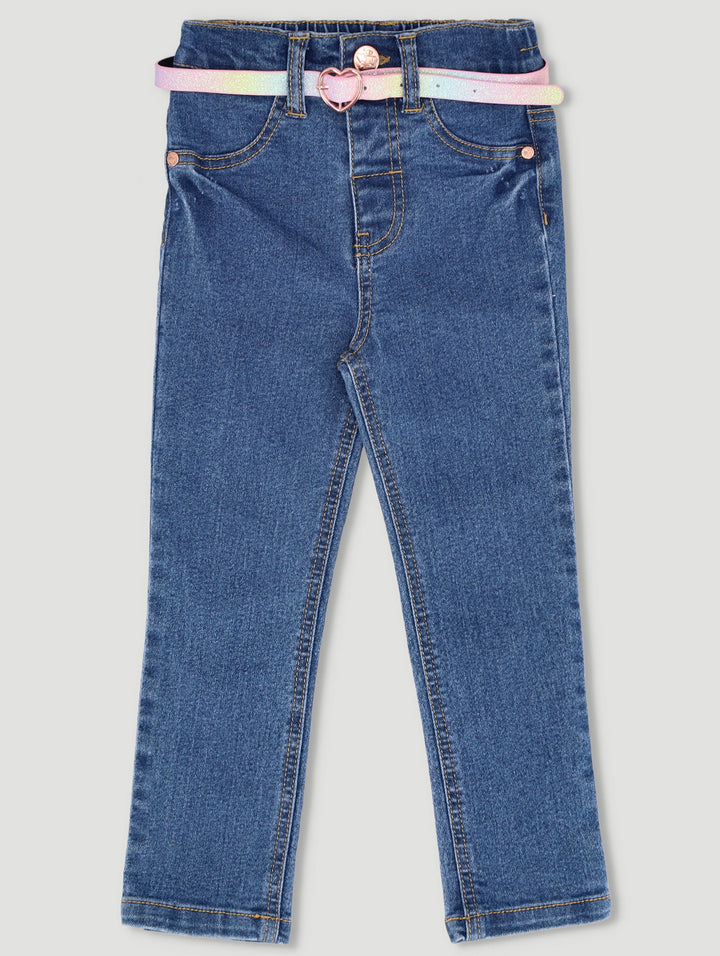 Pre-Girls Core Denim Belt - Dark Blue