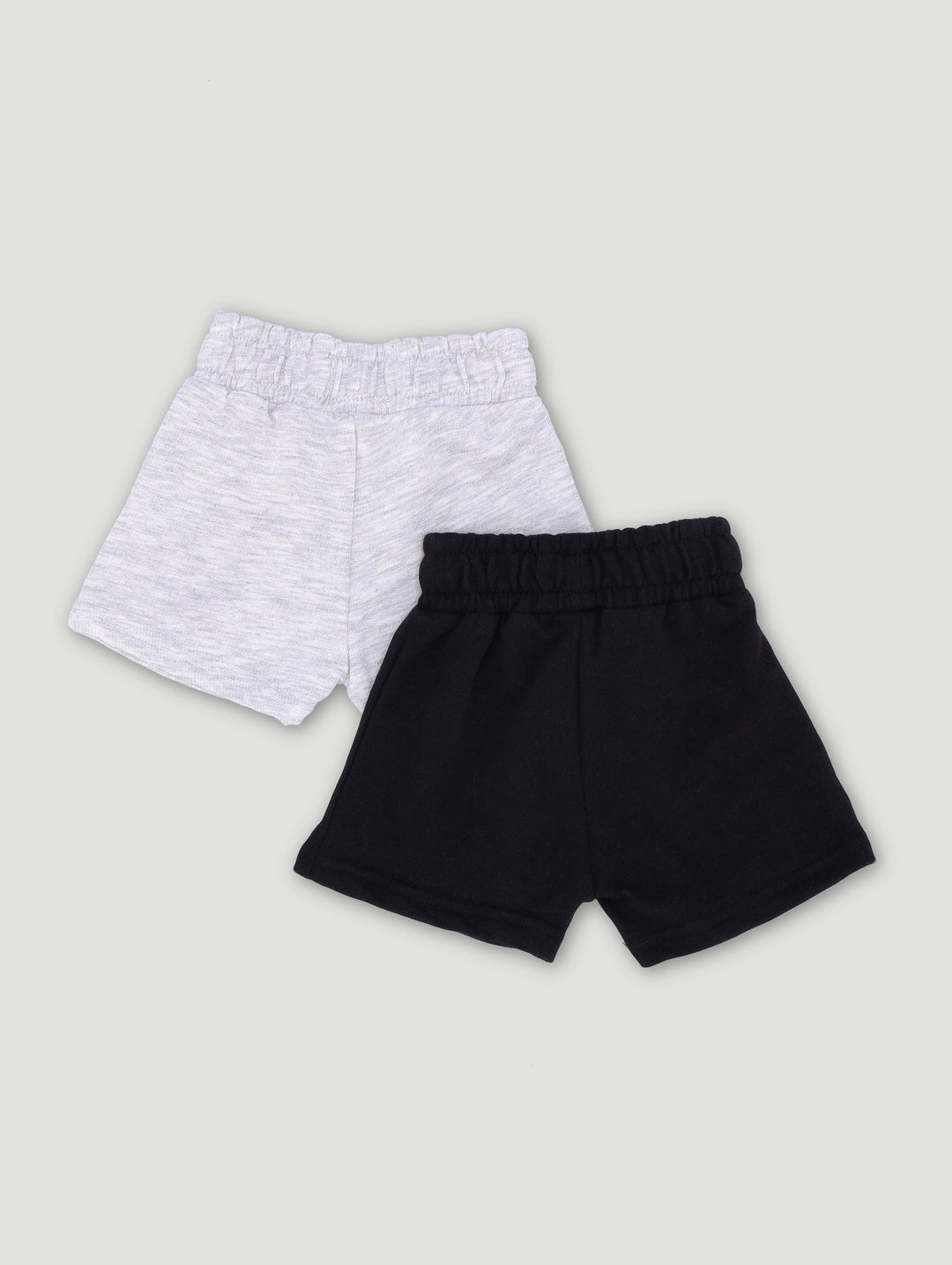 Baby Boys 2 Pack Fleece Basket Ball Shorts - Black