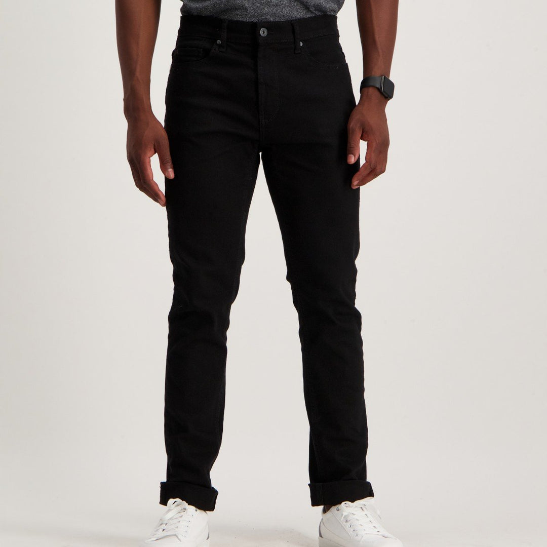 Men's Black Slim Stretch Denim Jean