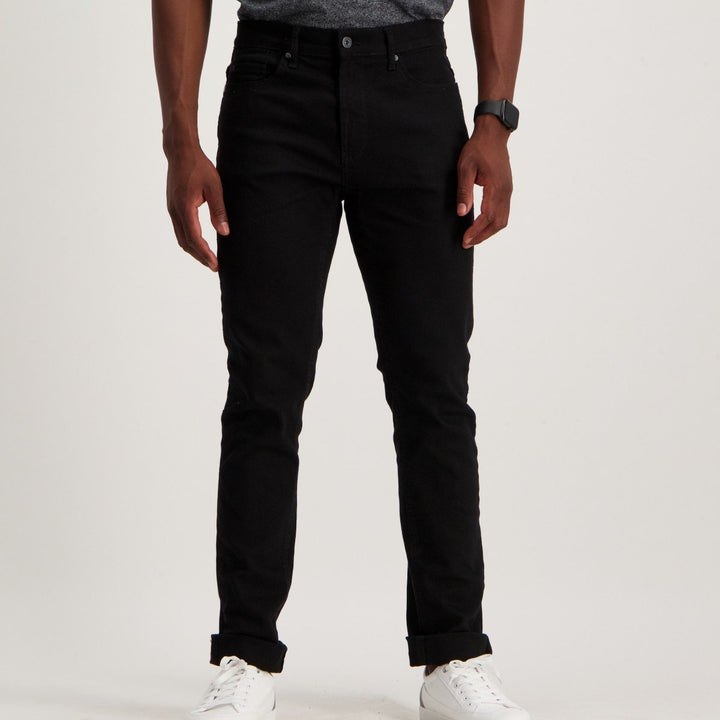 Men's Black Slim Stretch Denim Jean