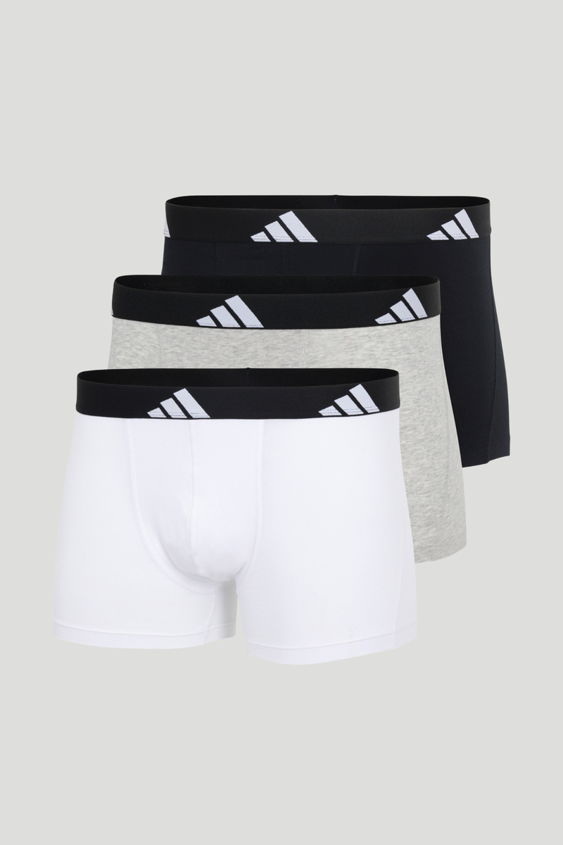 3 Pack Active Flex Cotton Brief - Black