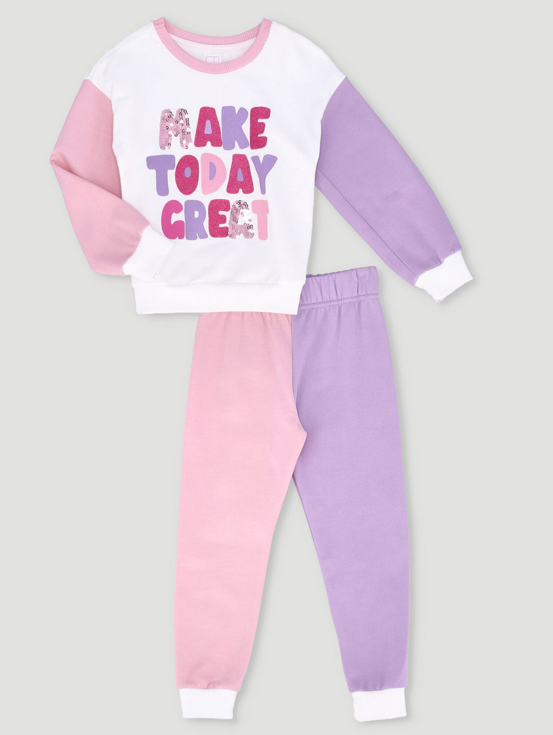 Pre-Girls Colour Block Track Set