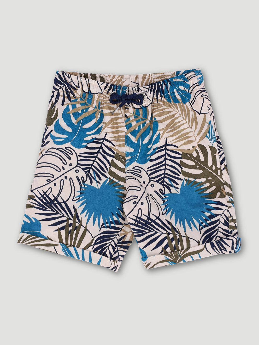 Pre-Boys Leaf Short - Stone