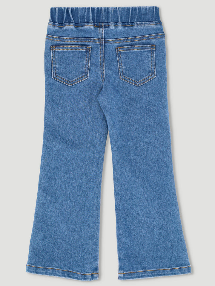 Pre-Girls Core Flare Leg Jegging  - Dark Blue