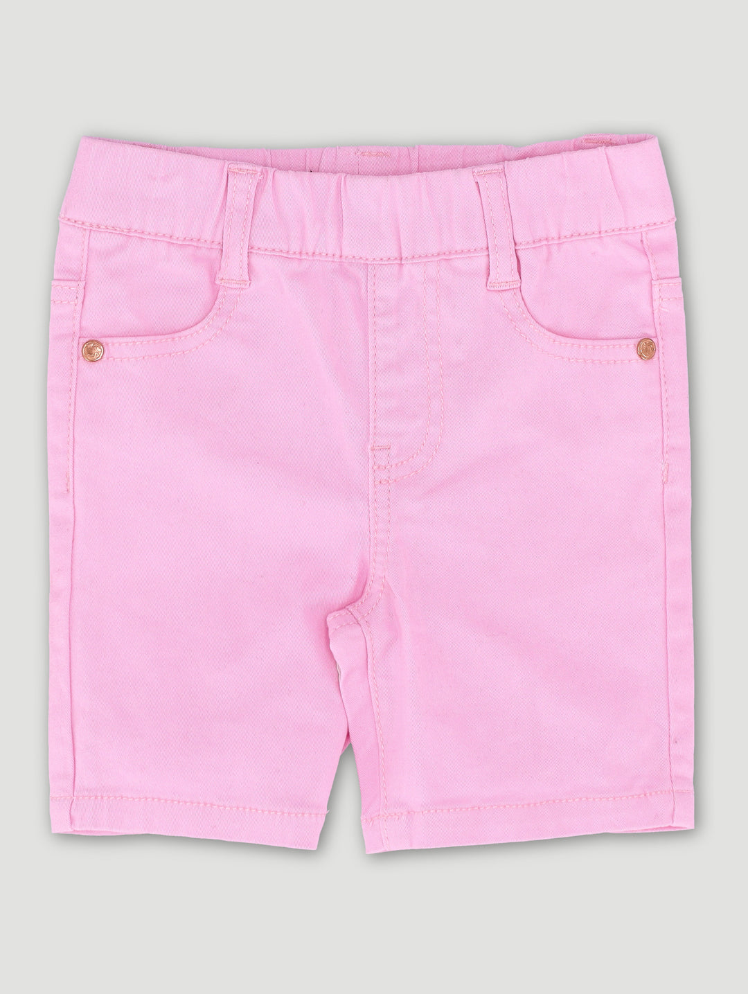 Pre-Girls Front Pockets Cheeky Shorts - Pink