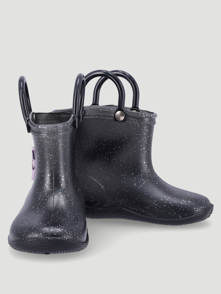 Baby Boys Space Print Gum Boot - Navy