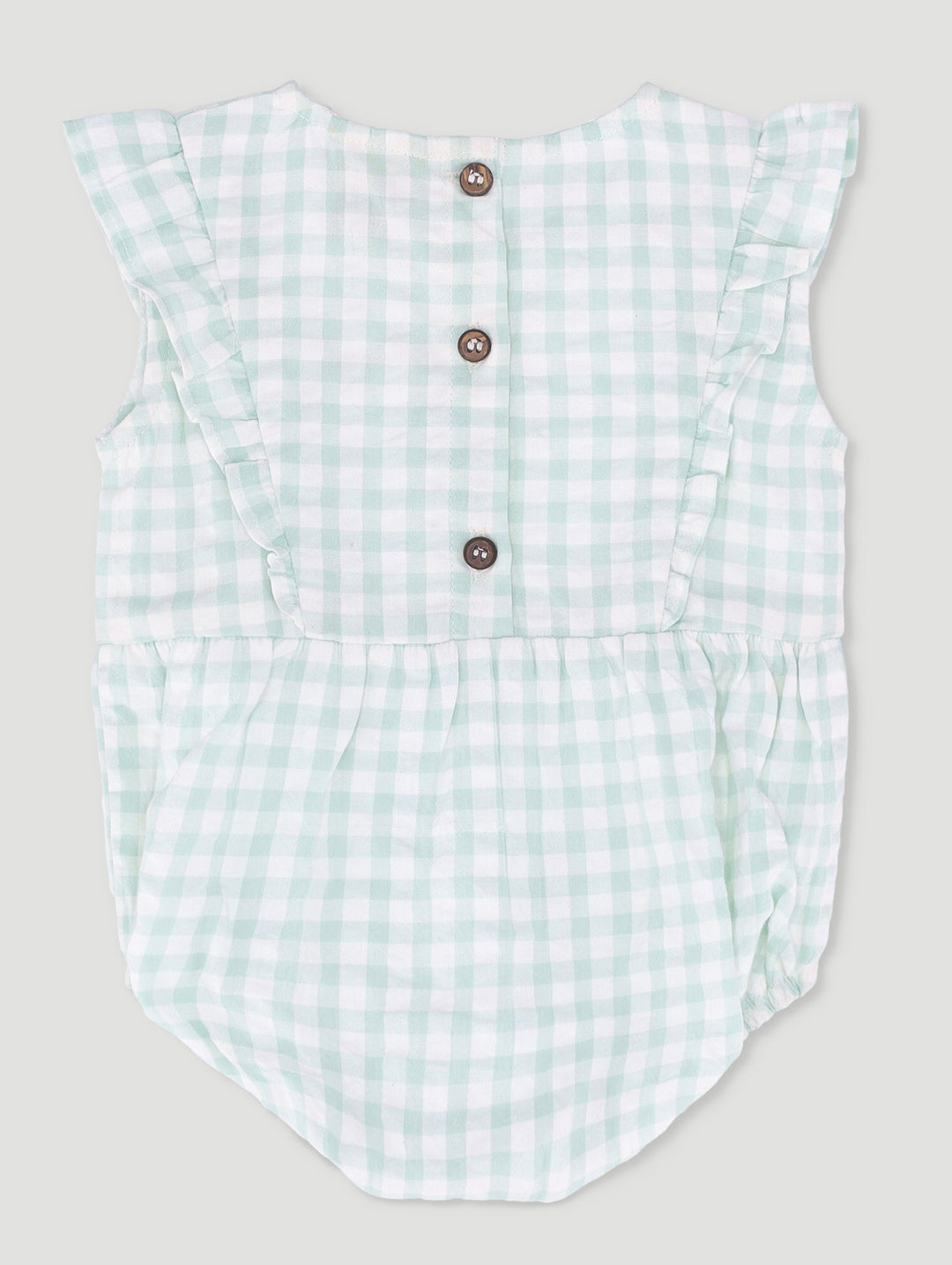 Keedo Baby Girls Gingham Fashion Bloomer - Mint