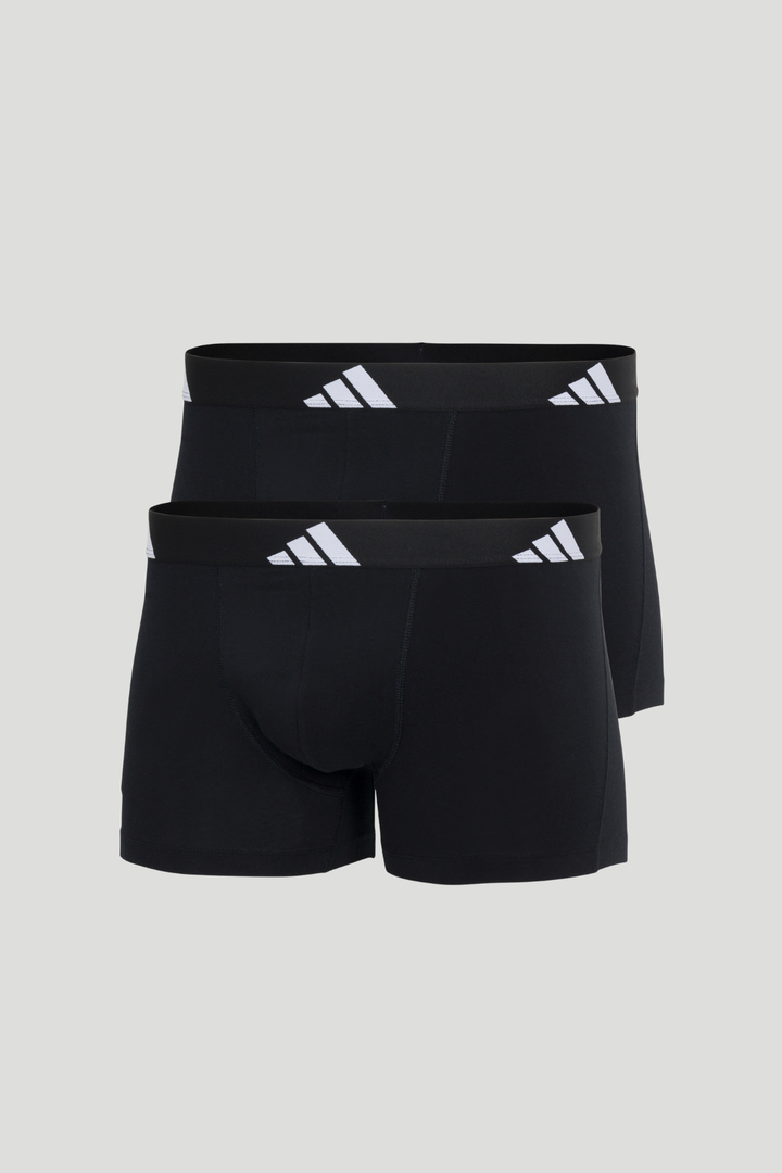 2 Pack Active Flex Cotton Trunk - Black