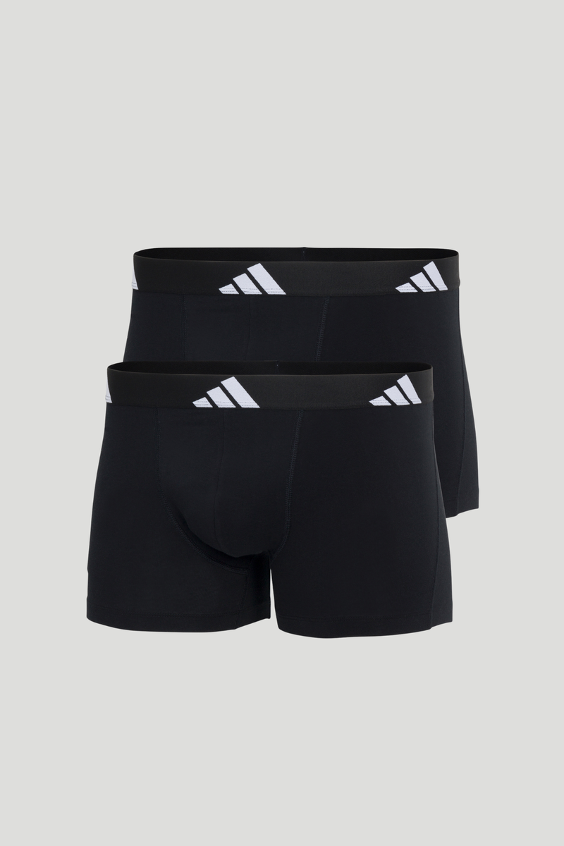 2 Pack Active Flex Cotton Trunk - Black