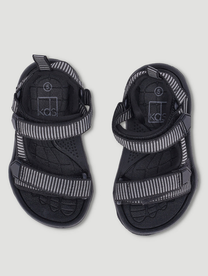 Boys 1-Up Sports Sandal - Black