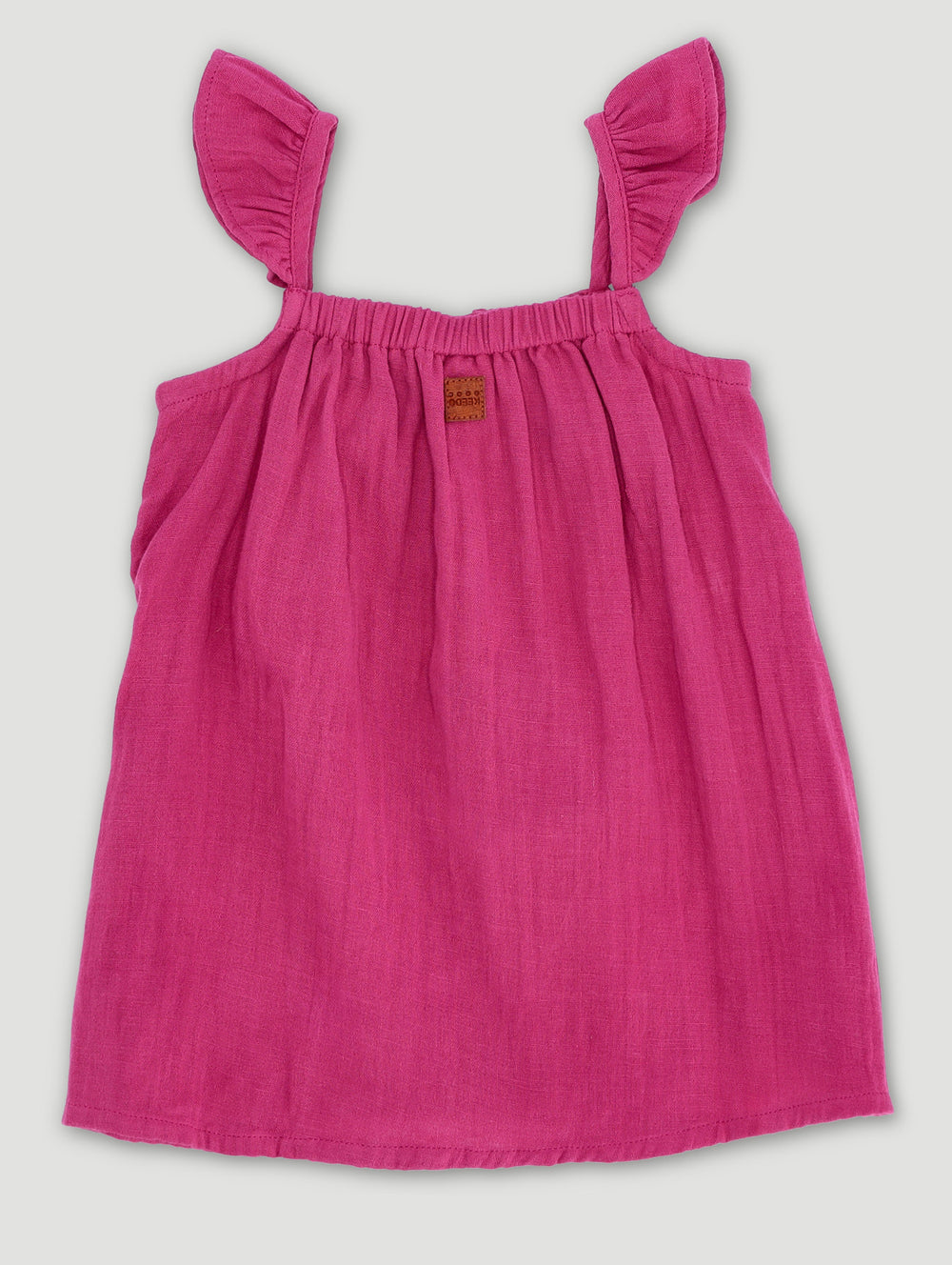 Keedo Baby Girls Smocked Dress - Burgundy
