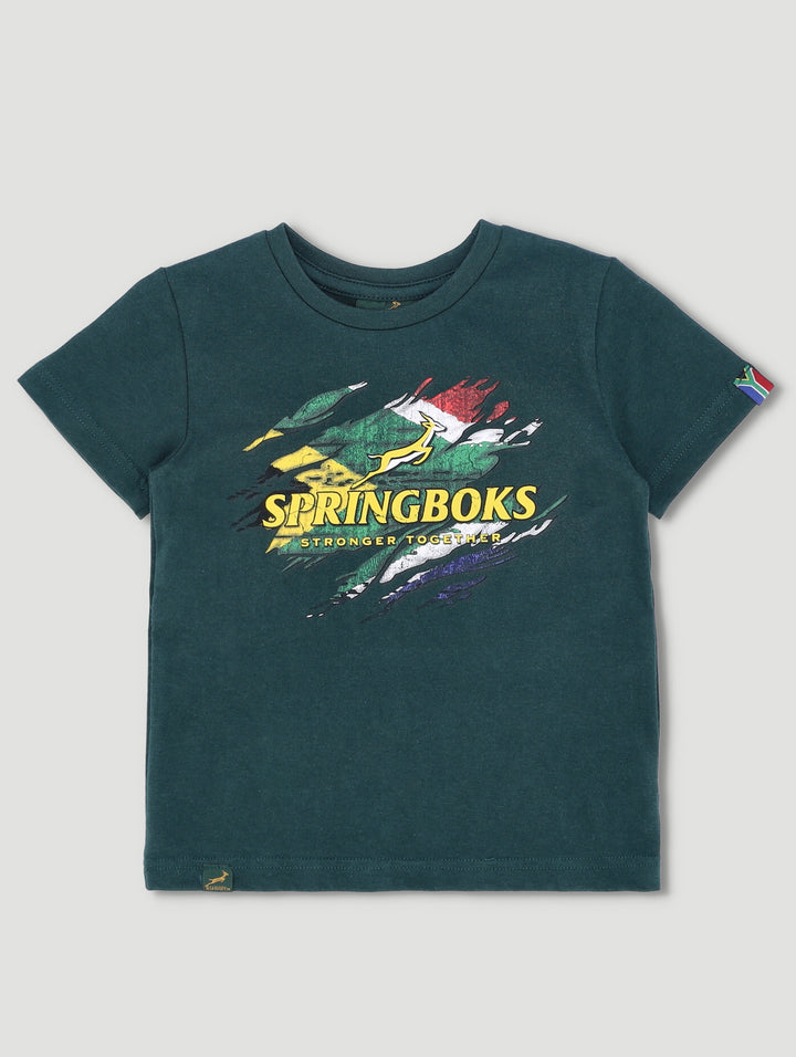 Pre-Boys Springbok SA Flag Top - Green