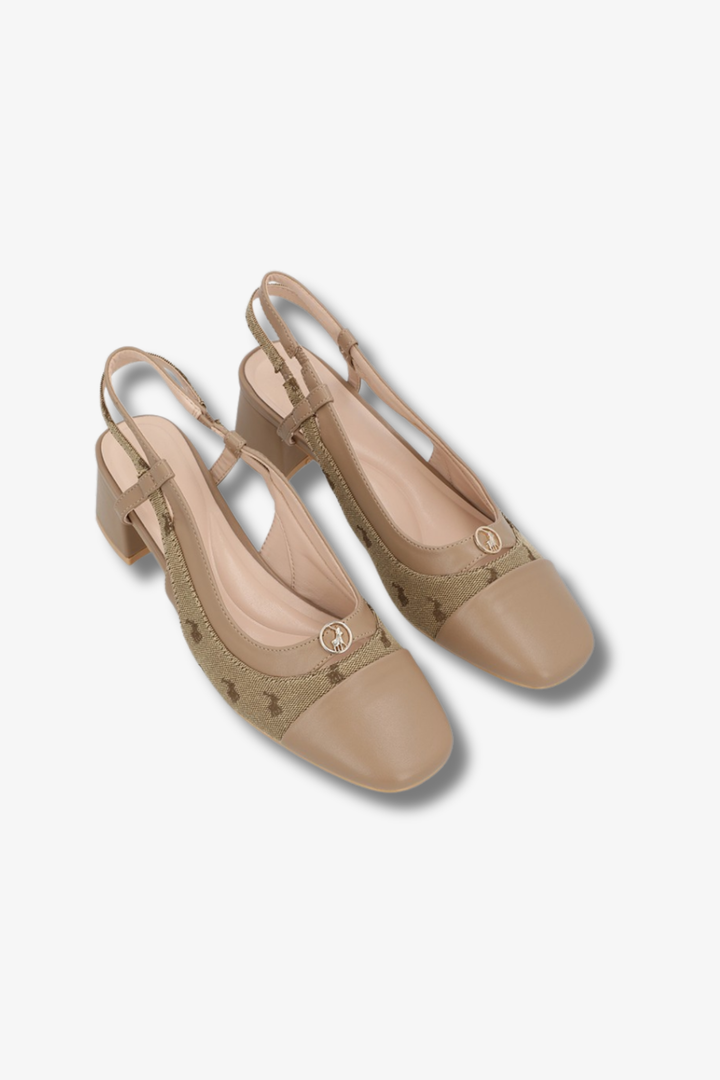 Slingback High Heel - Nude