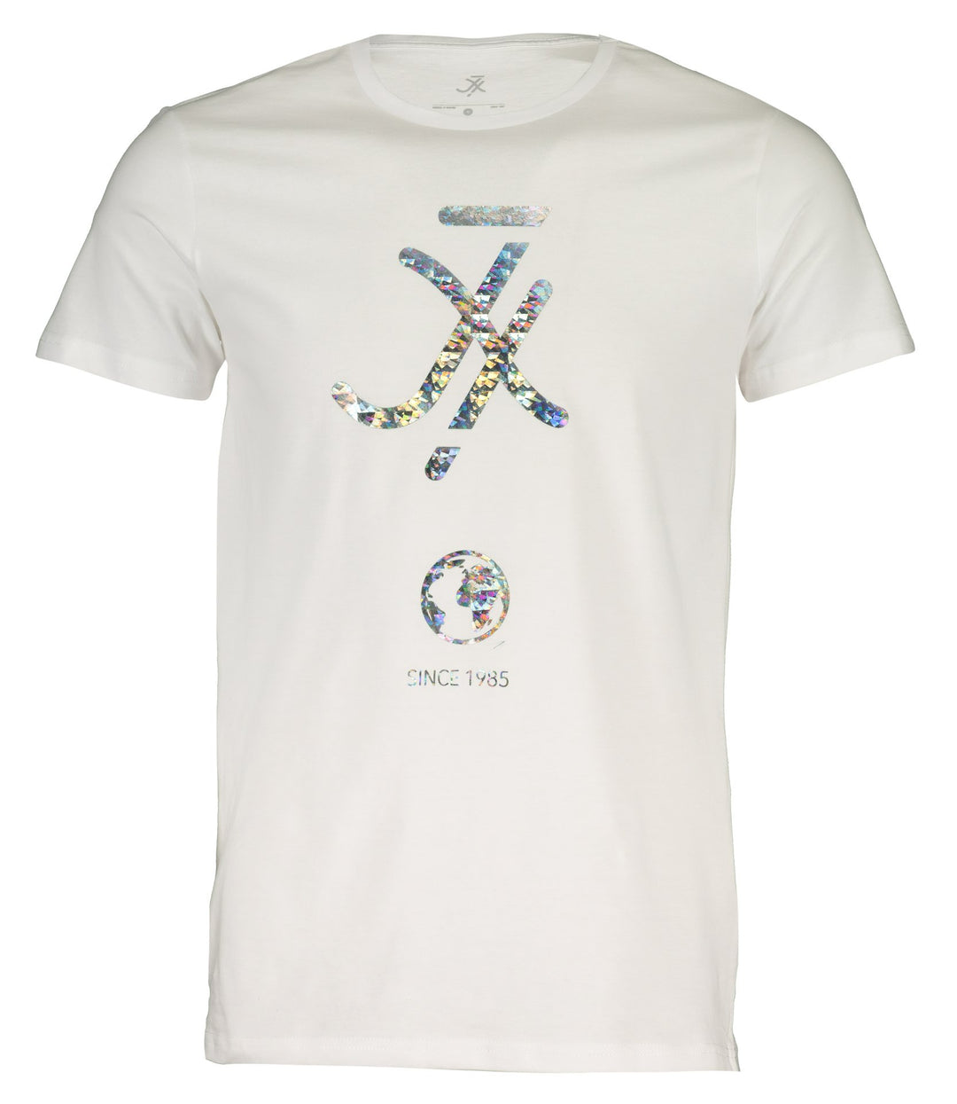 White Holographic Logo T-Shirt