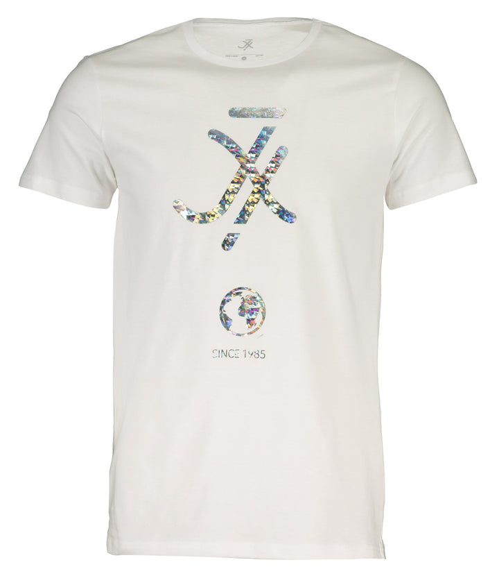 White Holographic Logo T-Shirt
