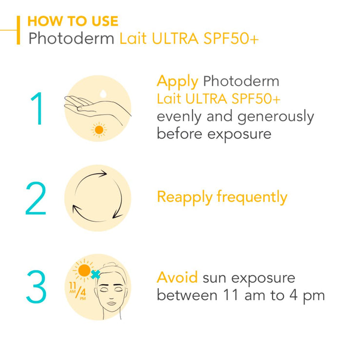 Photoderm Ultra Milk SPF50+ - Sun Active Defense