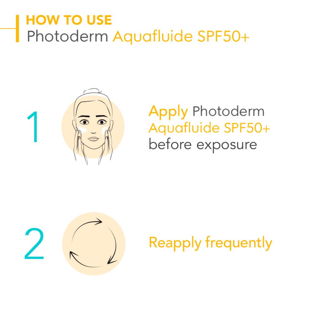 Photoderm Aquafluide SPF50+ - Sun Active Defense - Invisible