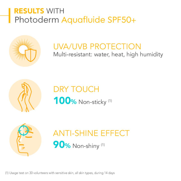 Photoderm Aquafluide SPF50+ - Sun Active Defense - Invisible