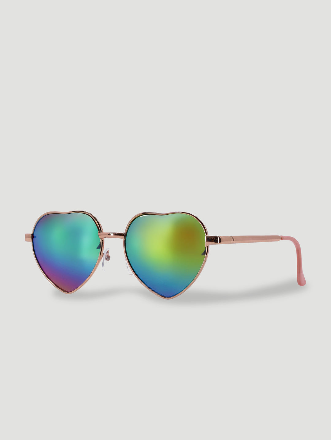 Pre-Girls Heart Shaped Aviator Sunglasses - Lilac