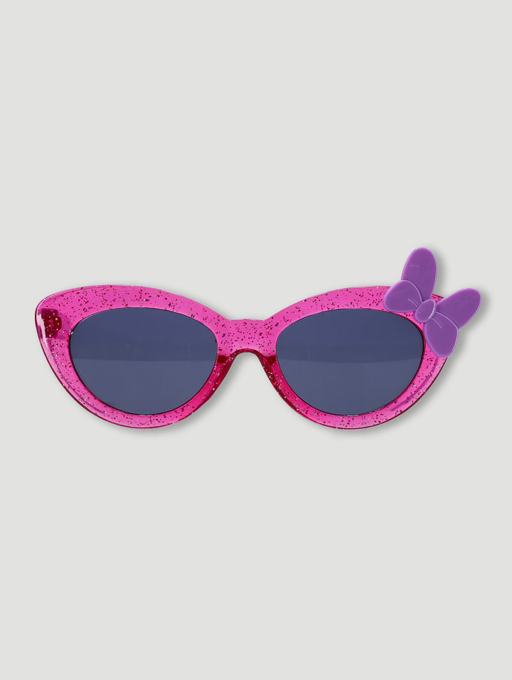 Pre-Girls Glitter Bow Cateye Sunnies - Purple
