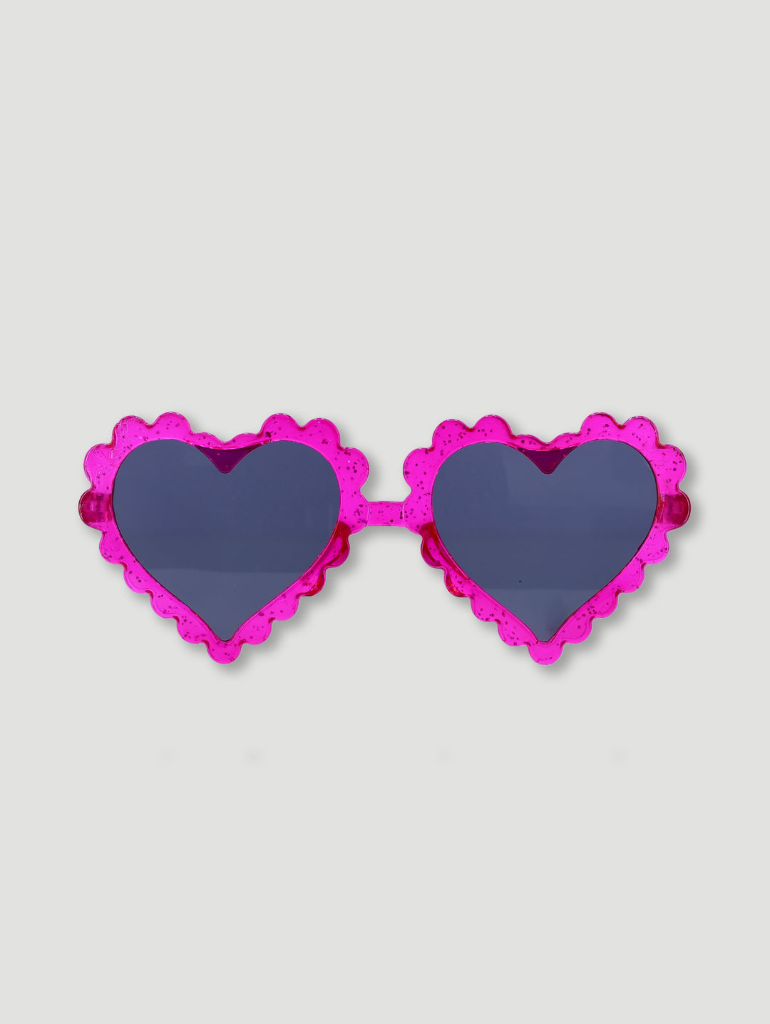 Pre-Girls Heart Shaped Glitter Sunnies - Pink