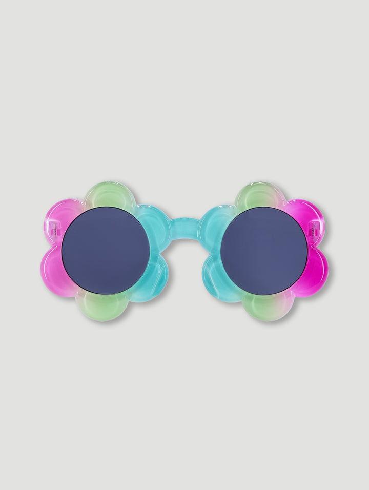 Pre-Girls Flower Shaped Round Sunnies