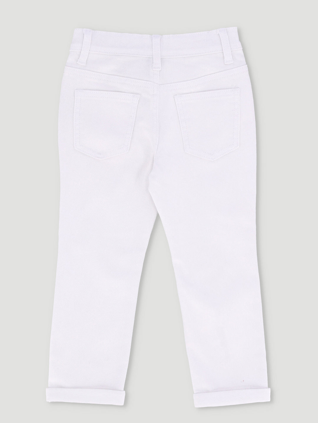 Pre-Boys Rip & Repair Skinny Denim - White
