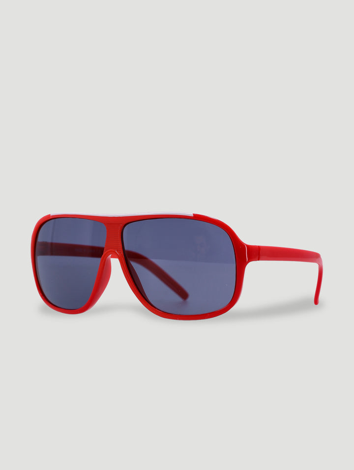 Pre-Boys Red Retro Carreira Sunglasses - Red