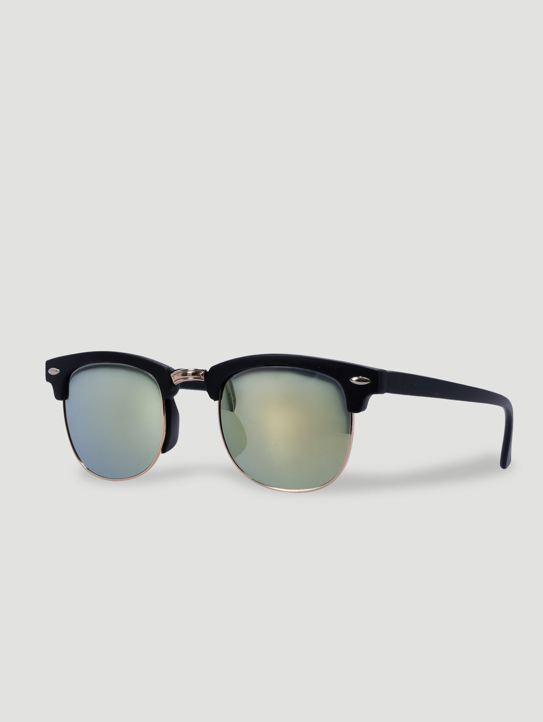 Pre-Boys Club Master Gold/Matt Black Sunnies - Black