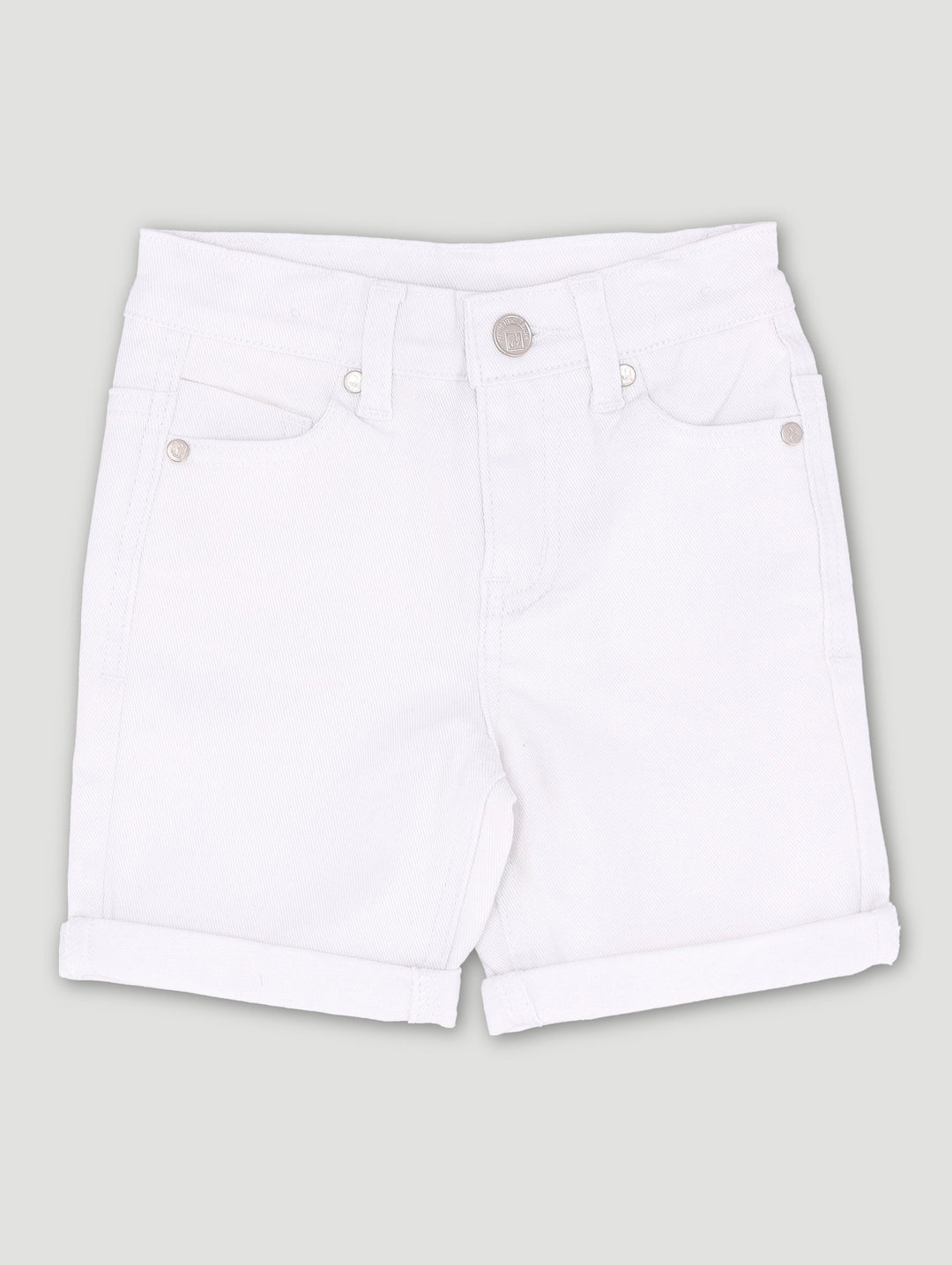 Pre-Boys Denim Short - White