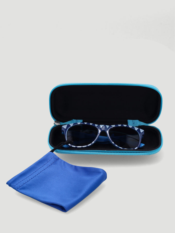 Pre-Boys Shark Sunnies And Case Set - Blue