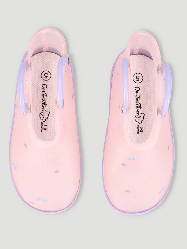 Baby Girls Unicorn Rainboots - Pink
