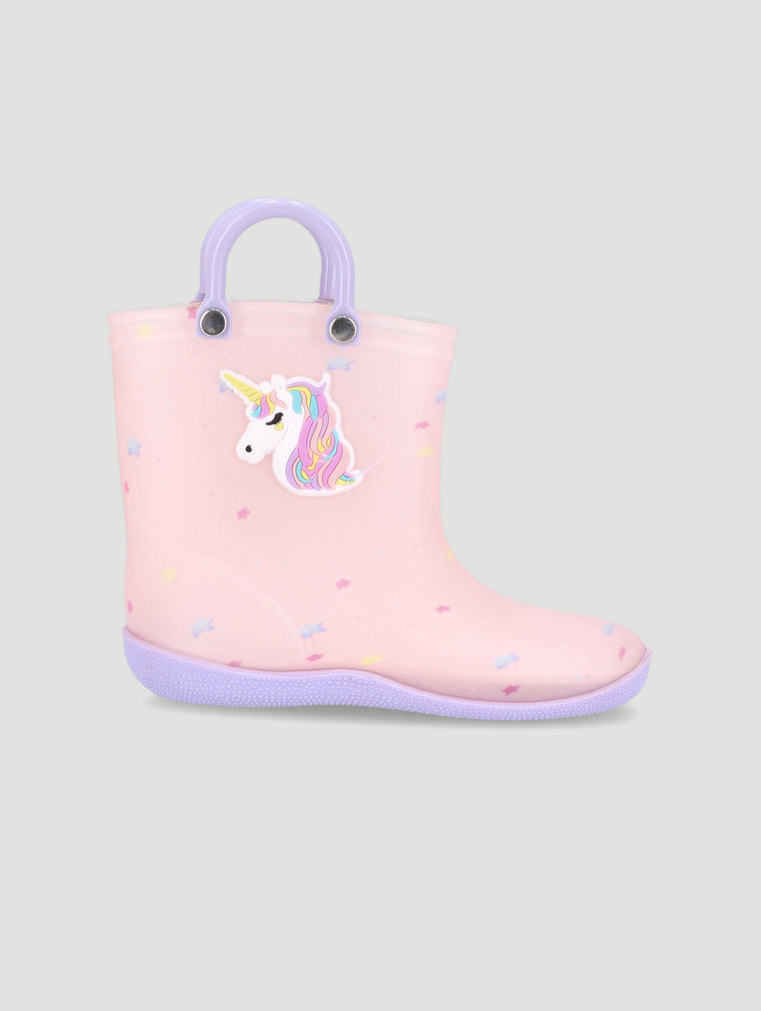 Baby Girls Unicorn Rainboots - Pink