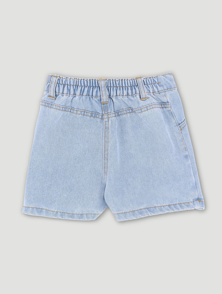 Pre-Girls Denim Skort - Light Blue