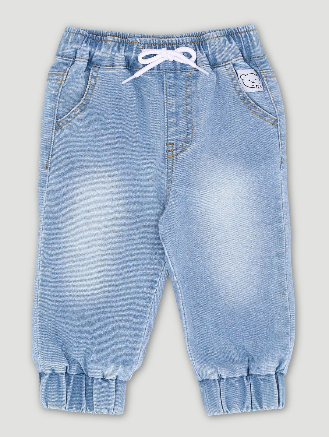 Baby Boys 1 Up Cuffed Denim Jeans - Blue