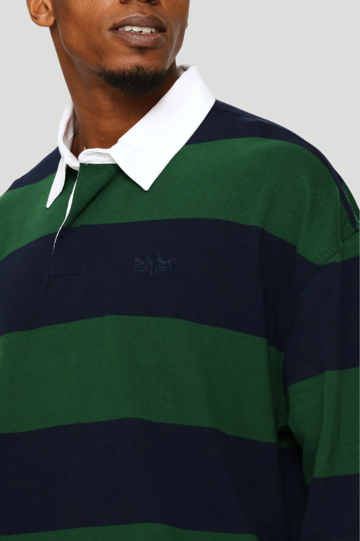 Hudson Boxy Rugby Blazer - Green