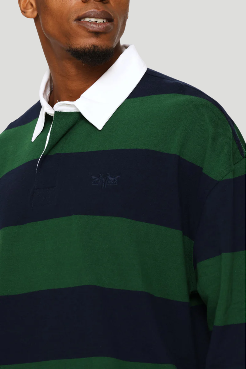 Hudson Boxy Rugby Blazer - Green