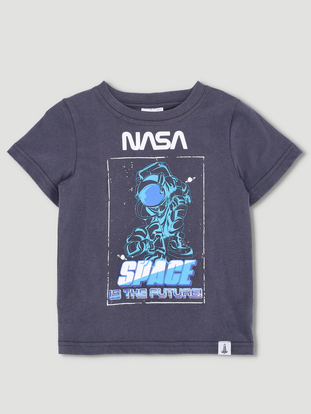 Boys Pre-Boys Nasa Astronaut Tee CharcoalTops T-Shirts – Edgars