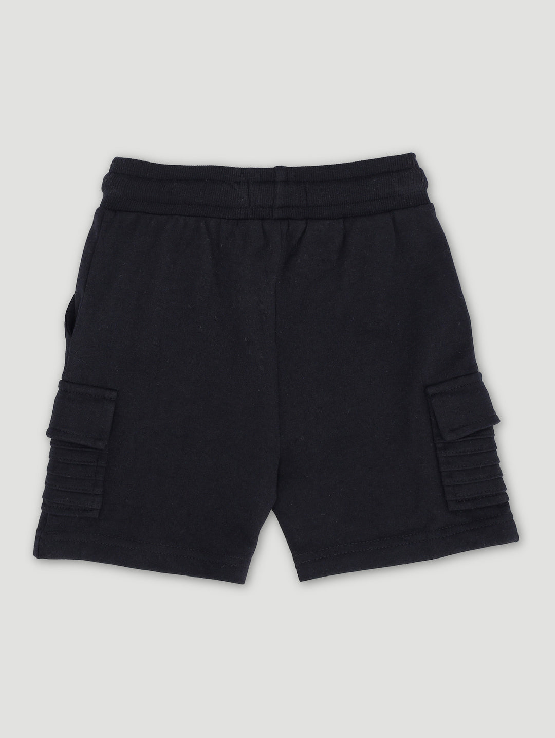 Pre-Boys Pintuck Cargo Short - Black
