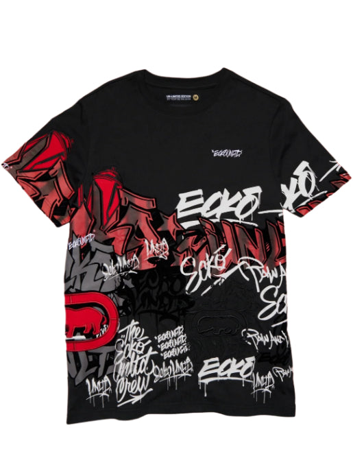 Heritage Graffiti Tee - Black