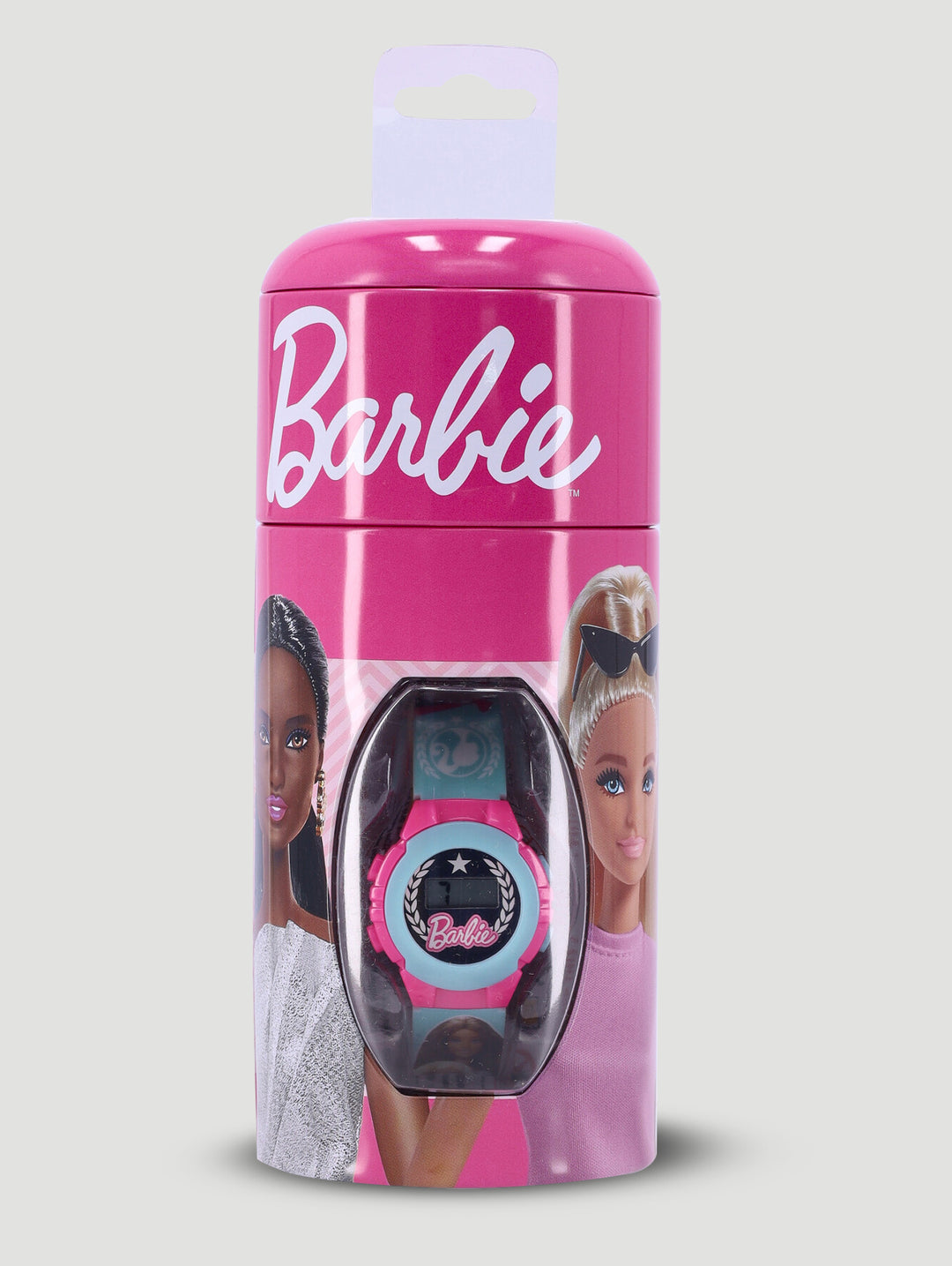 Girls Tin Watch Set - Pink