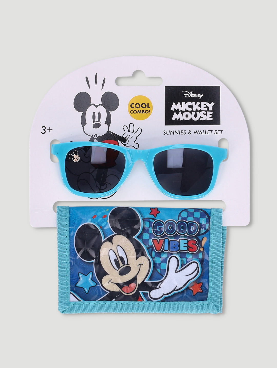 Pre-Boys Mickey Wallet & Sunnies Set - Blue